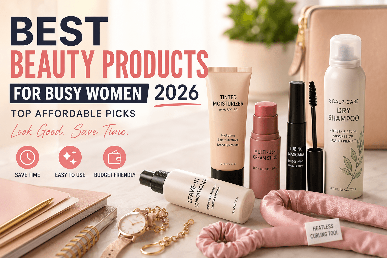 Best Beauty Products for Busy Women 2026 Affordable Picks That Actually Work